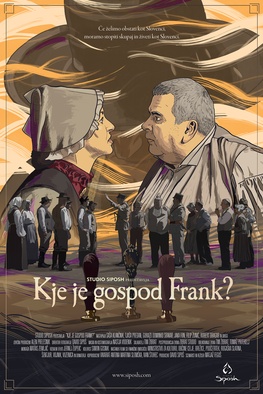 The poster for Kje je gospod Frank? (2022).