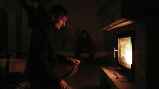 Olmo Omerzu na snemanju filma Příliš mladá noc (2012).