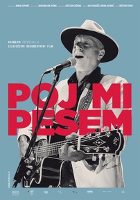 Plakat: Poj mi pesem (2018). Na fotografiji: Vlado Kreslin