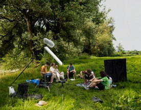 photo from set Od zdaj naprej bo vse drugače (s.d.)