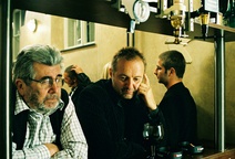 Polde Bibič, Matjaž Tribušon v filmu Ruševine (2004).