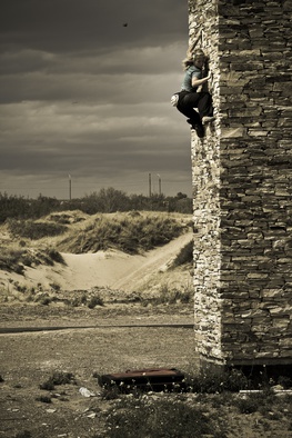 Natalija Gros on the set of Nova dimenzija (2011).