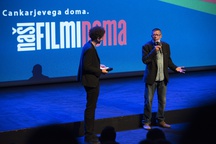 Toni Cahunek, Miroslav Mandić at an event organized by: Naši filmi doma.