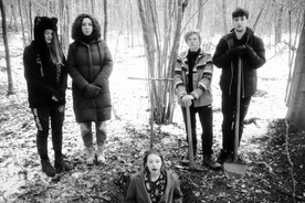 Tina Nunar na snemanju filma Odsev (2021).