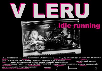 The poster for V leru (1999). In this photo:  Jan Cvitkovič, Matjaž Javšnik