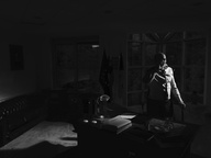 Dario Varga on the set of Kralj Kantor (2017).