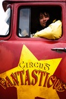 Janez Burger na snemanju filma Circus Fantasticus (2010).