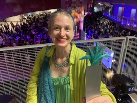 Petra Seliškar na dogodku 40. FICG.