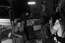 Lara Fortuna na snemanju filma Klarin ples (2023).