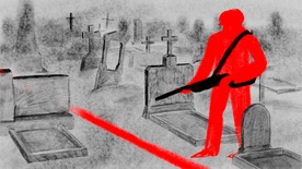 Kader iz filma VSEMIR – Meja na Mirenskem pokopališču (2025)