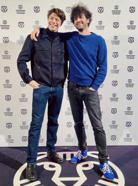 Igor Bezinović, Gregor Božič at an event organized by: 54. International Film Festival Rotterdam.