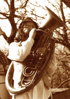 fotografija s snemanja Ovni in mamuti (1985)