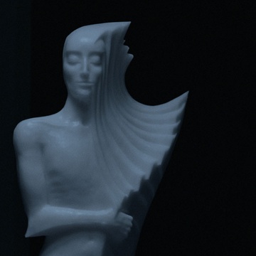 Still frame Človek s senco (2019)