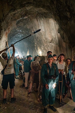 fotografija s snemanja Exodus 1945: Naša kri (2026)