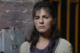 Mira Furlan na snemanju filma Cirkus Columbia (2010).