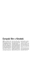 Evropski film v Kinoteki