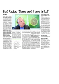 Staš Ravter: “Samo srečni smo lahko!”