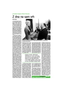 Z dna na sam vrh