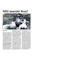 6000 slovenskih filmov?