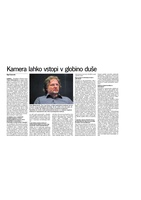 Kamera lahko vstopi v globino duše