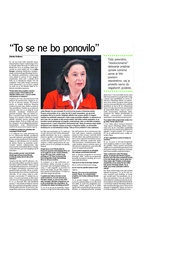 “To se ne bo ponovilo”